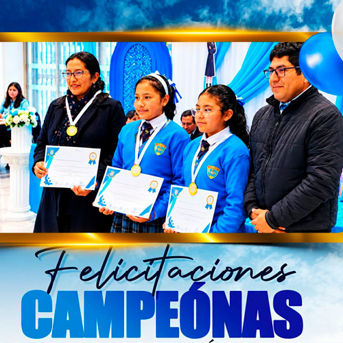 Estudiantes de instituciones educativas de Junín